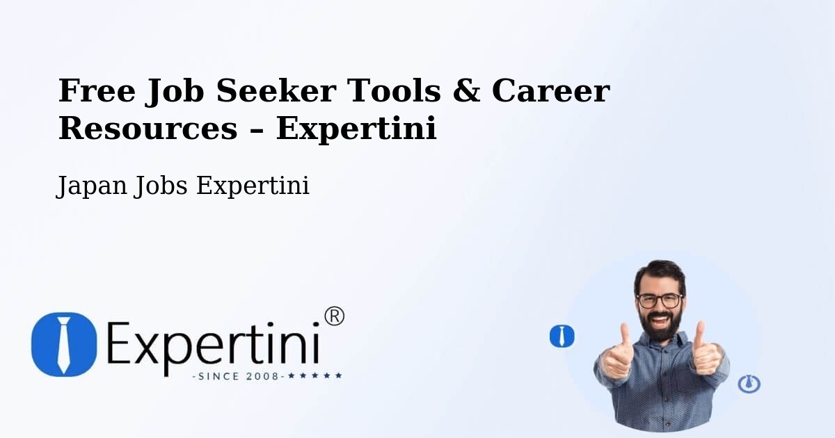 Free Job Seeker Tools & Career Resources – Daisen - Daisen, Japan Jobs Expertini